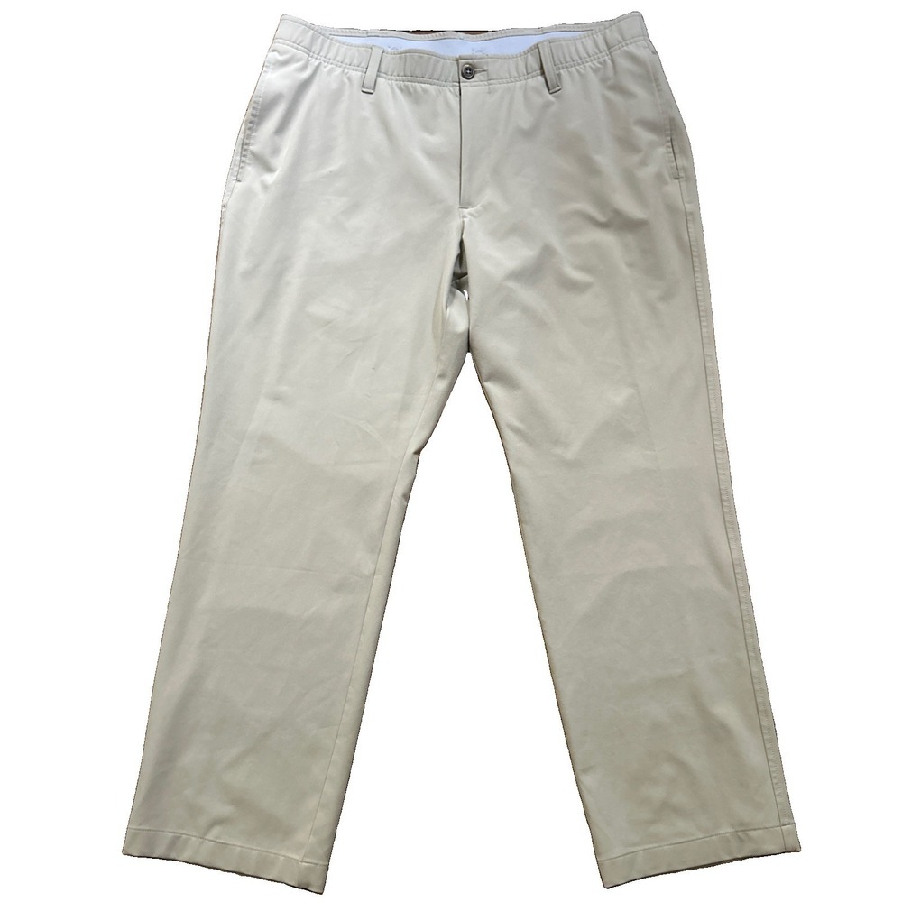 Under Armour Men's 40x30 UA Drive Golf Pants Biege 4 Way Stretch Performance